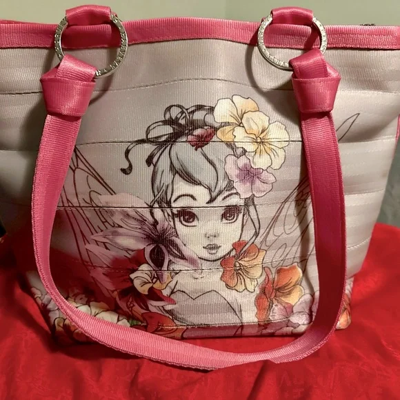 Harveys Seatbelt x Disney Tinkerbell Limited Edition Tote Bag RARE - Picture 1 of 4